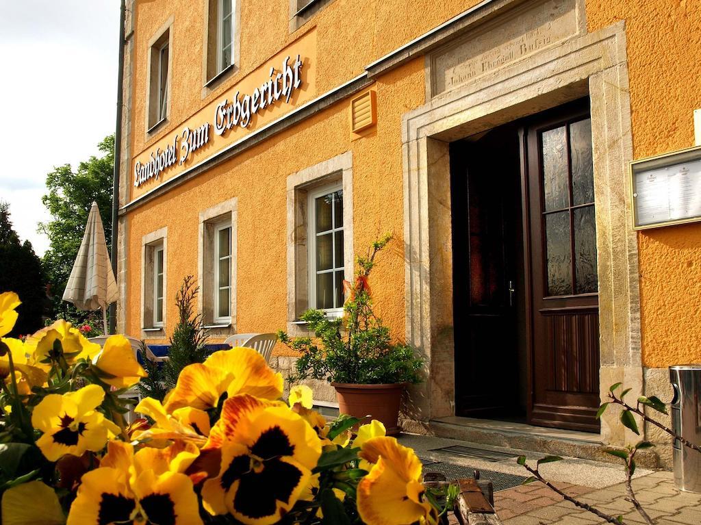 Landhotel Zum Erbgericht Stolpen Exterior foto